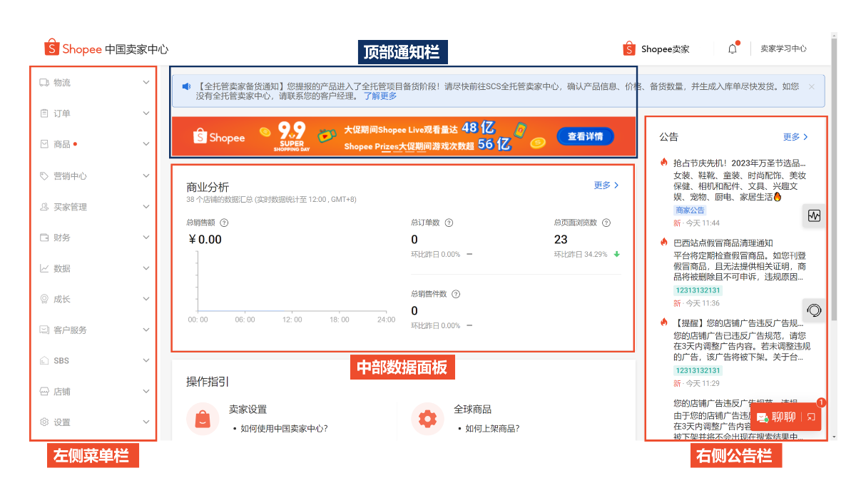 【Shopee知识大纲更新】Shopee卖家中心功能设置