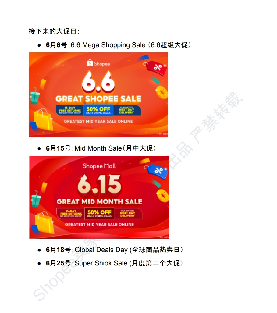 【Shopee市场周报】虾皮新加坡站2024年6月第1周市场周报