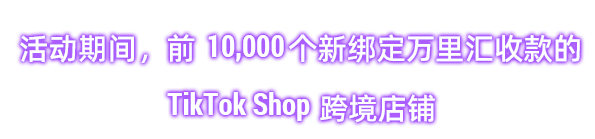 万里汇（WorldFirst）与TikTok Shop跨境达成官方合作，助力卖家拓展全球版图