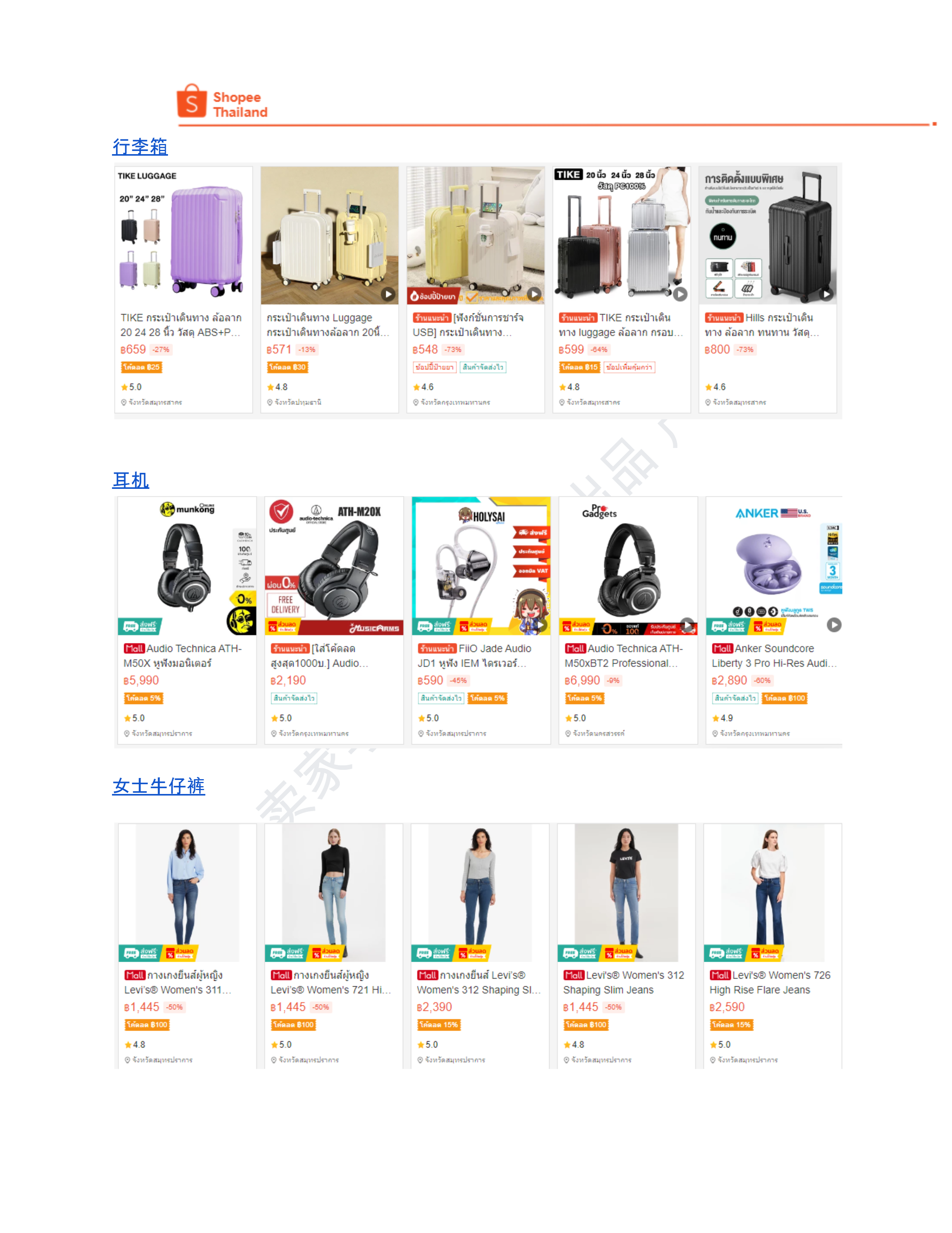 【Shopee市场周报】虾皮泰国站2024年8月第4周市场周报