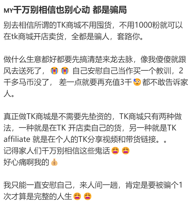 “无需备货，月入10万美金”？盗版TikTok竟让卖家135万血本无归！