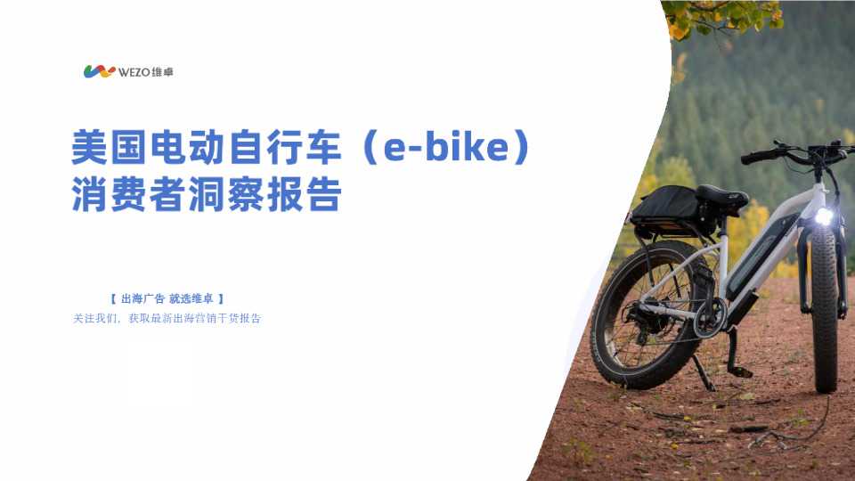 2024美国电动自行车（e-bike）消费者洞察报告