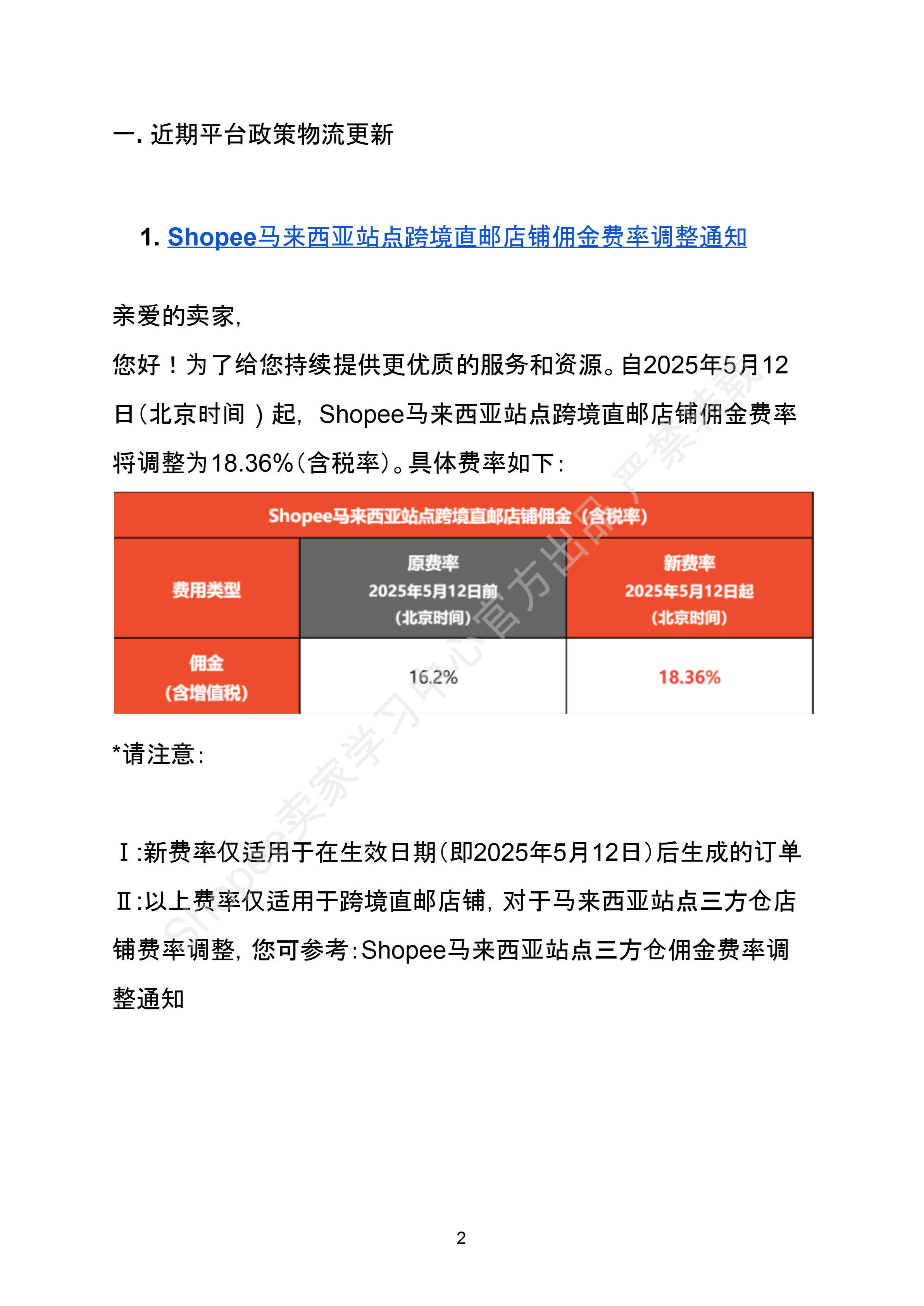 【Shopee市场周报】虾皮马来西亚站2025年5月第1周市场周报