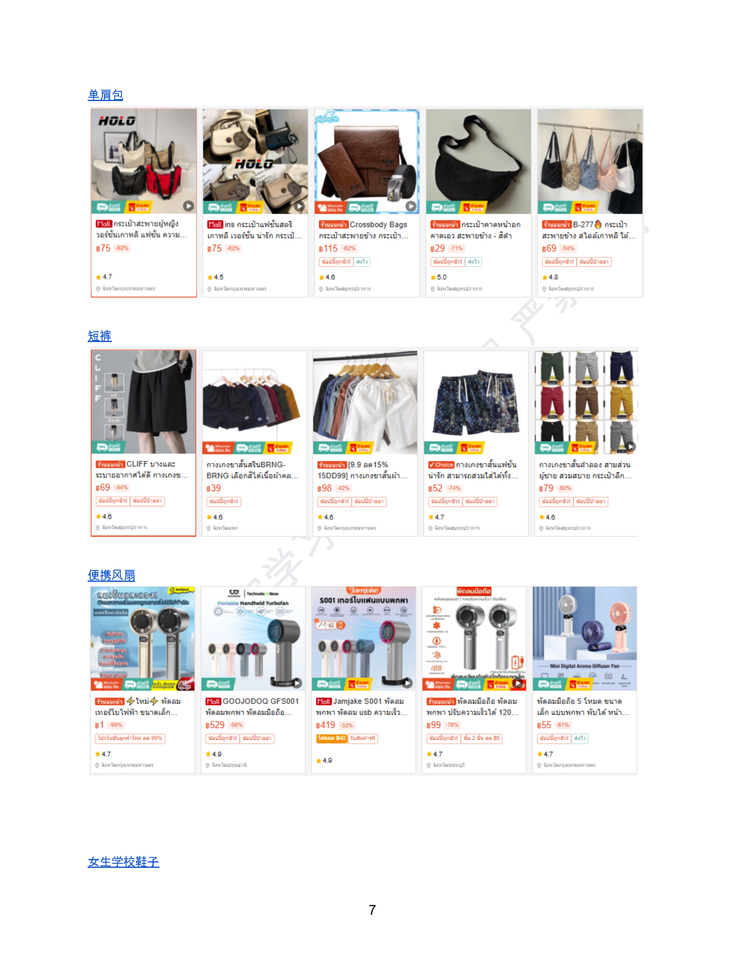 【Shopee市场周报】虾皮泰国站2025年5月第1周市场周报