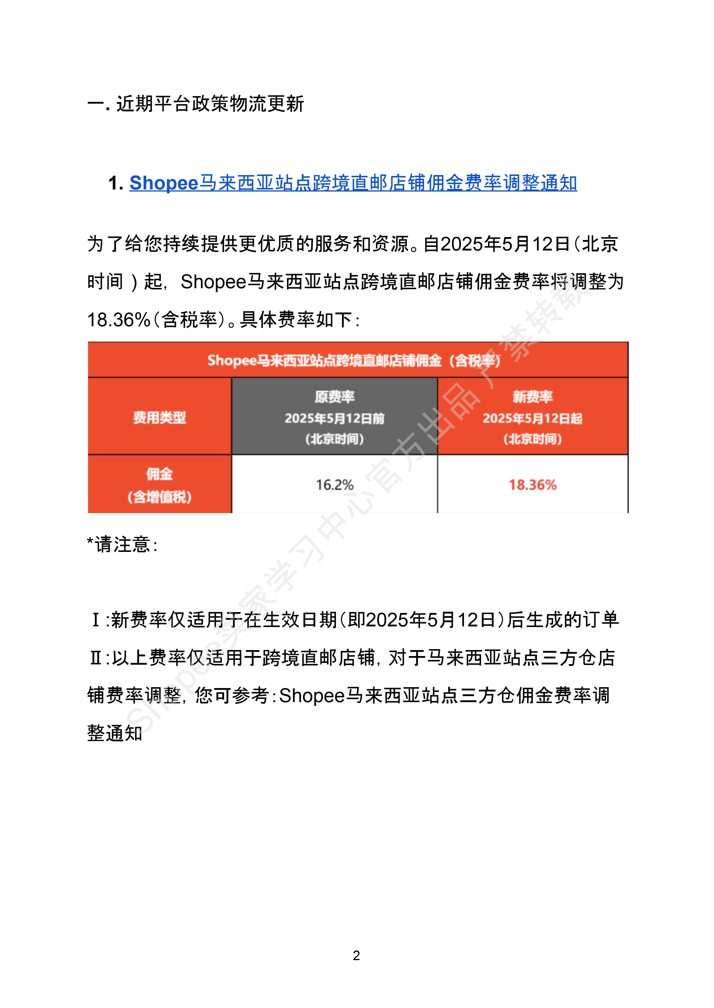 【Shopee市场周报】虾皮马来西亚站2025年6月第1周市场周报