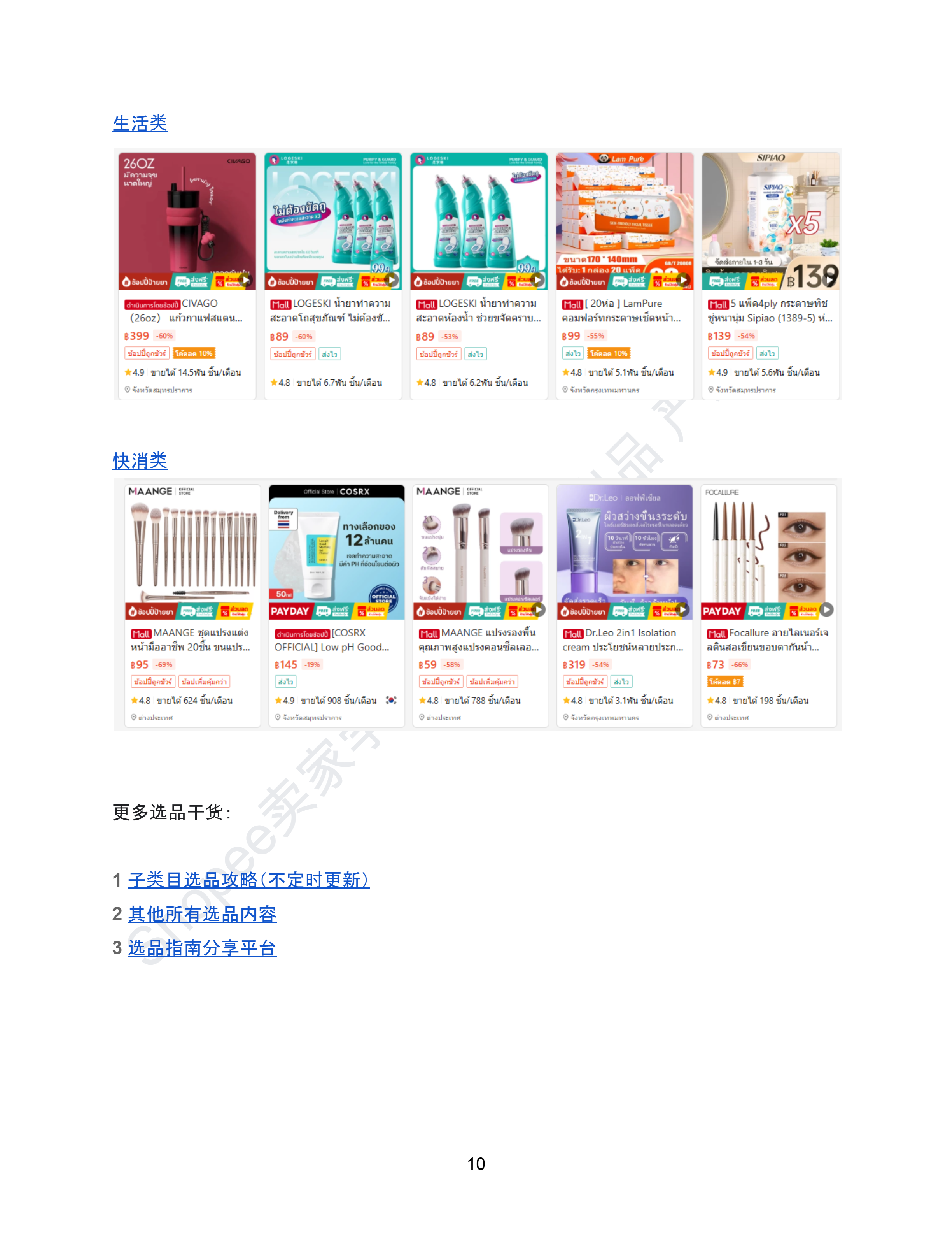 【Shopee市场周报】虾皮泰国站2025年6月第1周市场周报