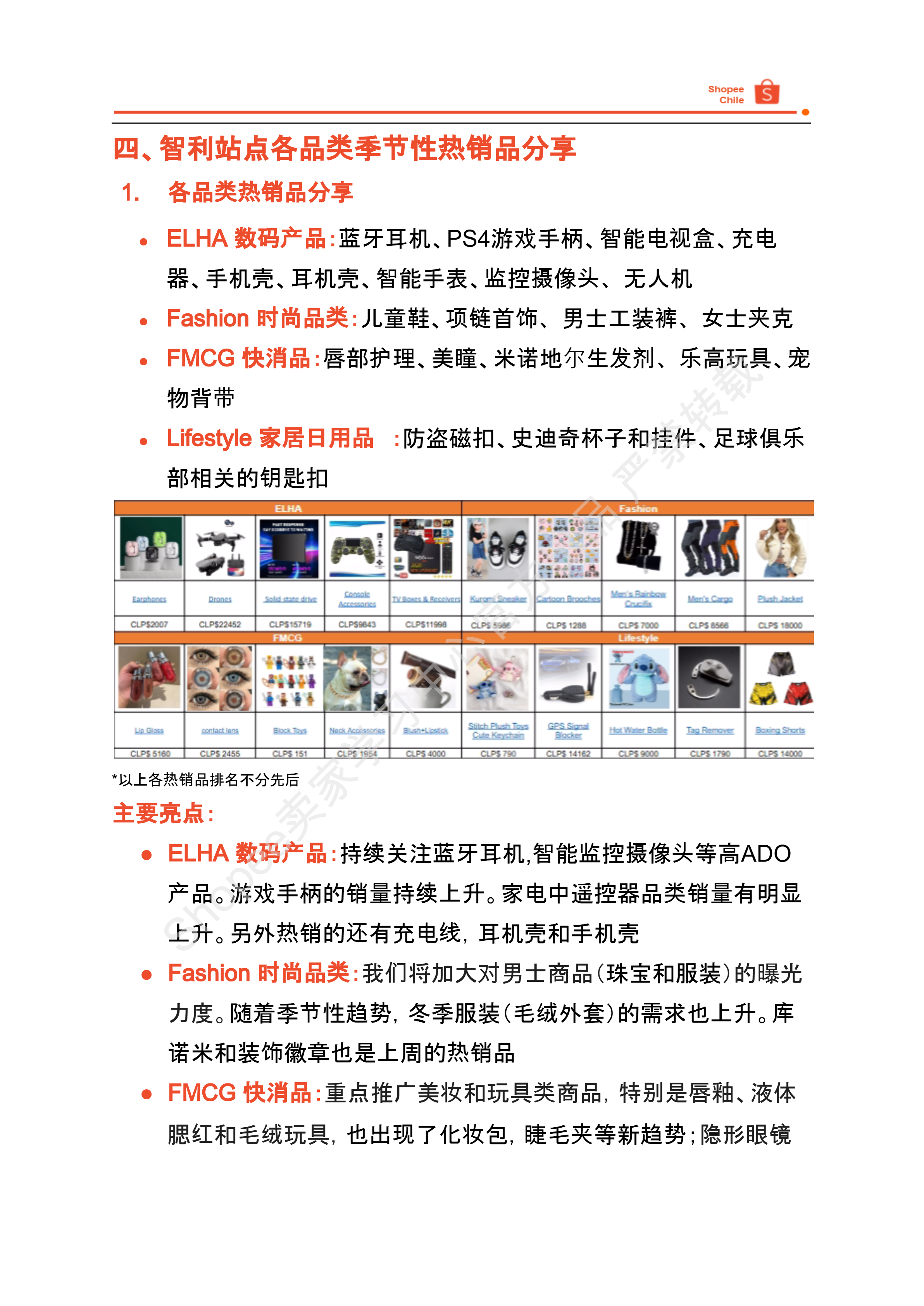 【Shopee市场周报】虾皮智利站2025年6月第1周市场周报