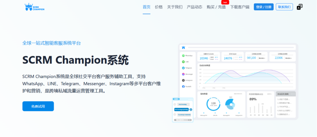 SCRM Champion-全渠道私域流量运营管理工具 