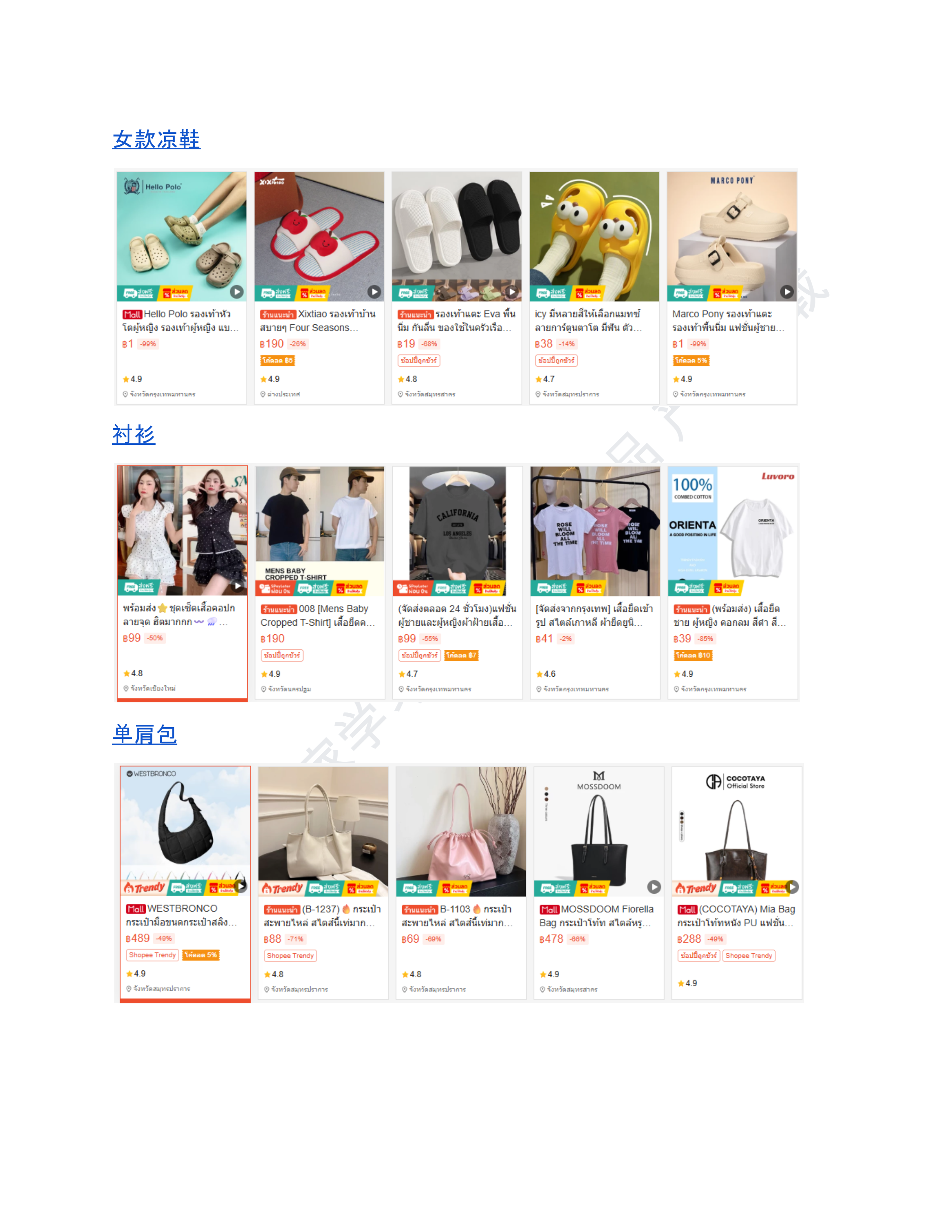 【Shopee市场周报】虾皮泰国站2025年8月第1周市场周报