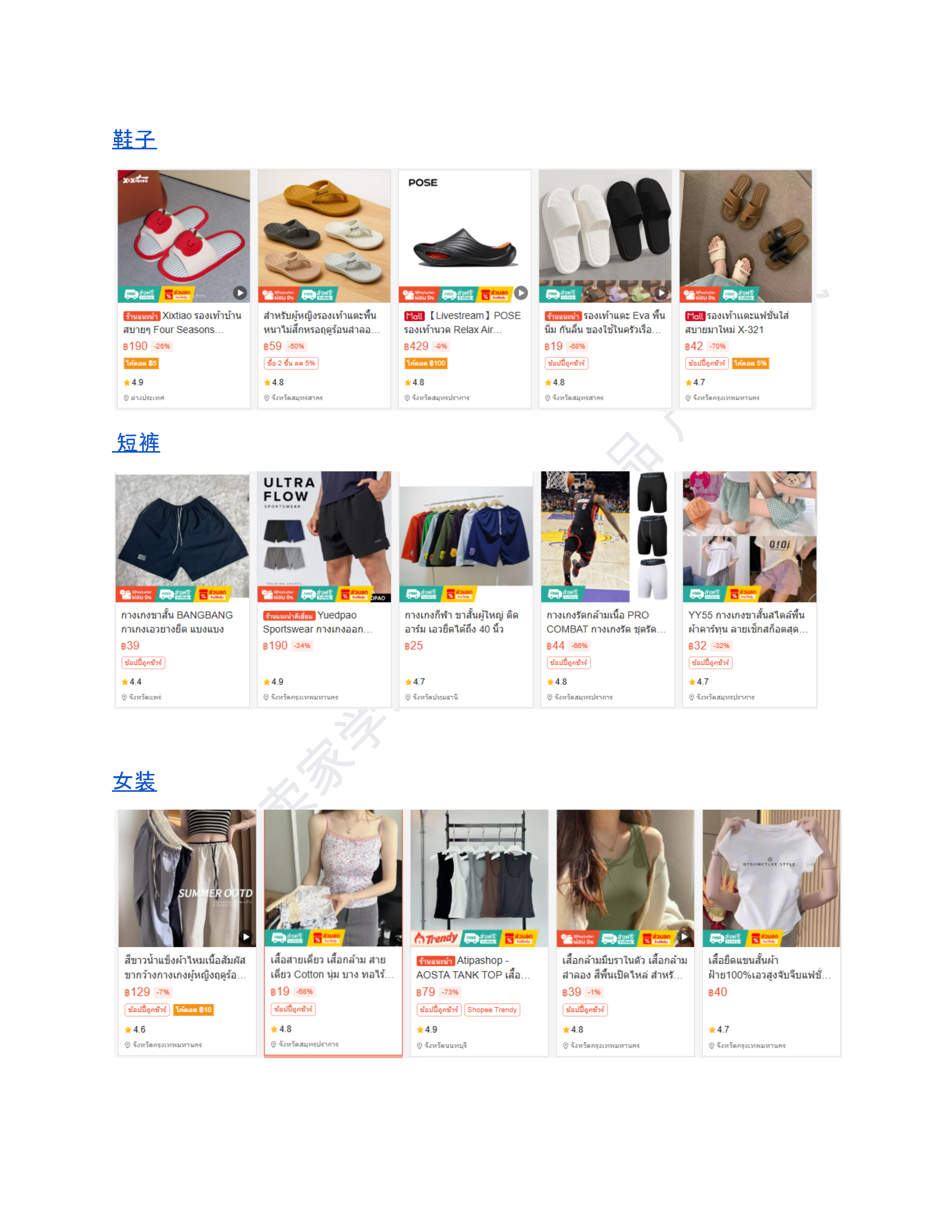 【Shopee市场周报】虾皮泰国站2025年8月第1周市场周报