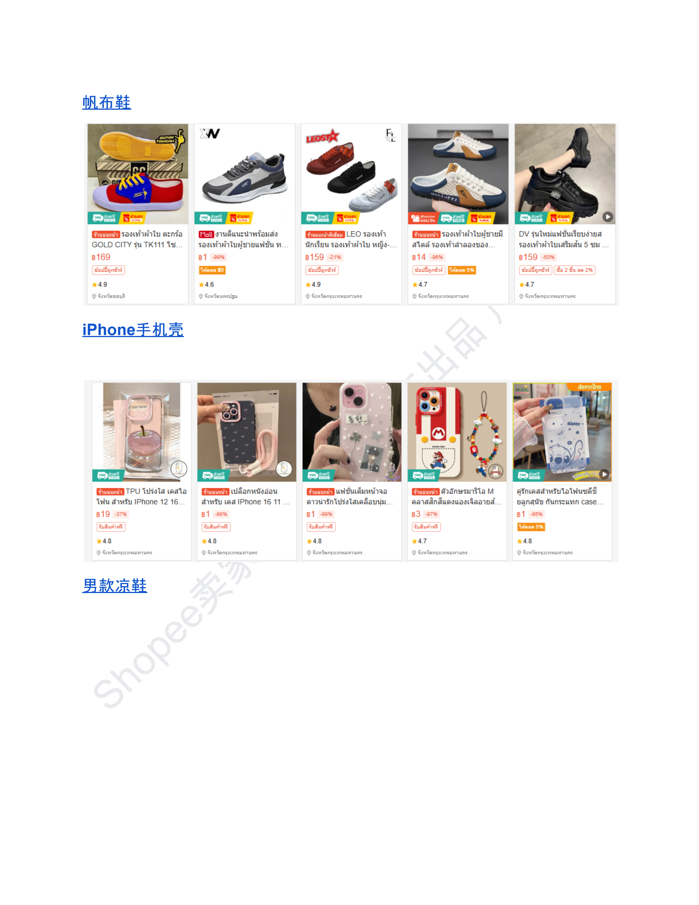 【Shopee市场周报】虾皮泰国站2025年8月第1周市场周报