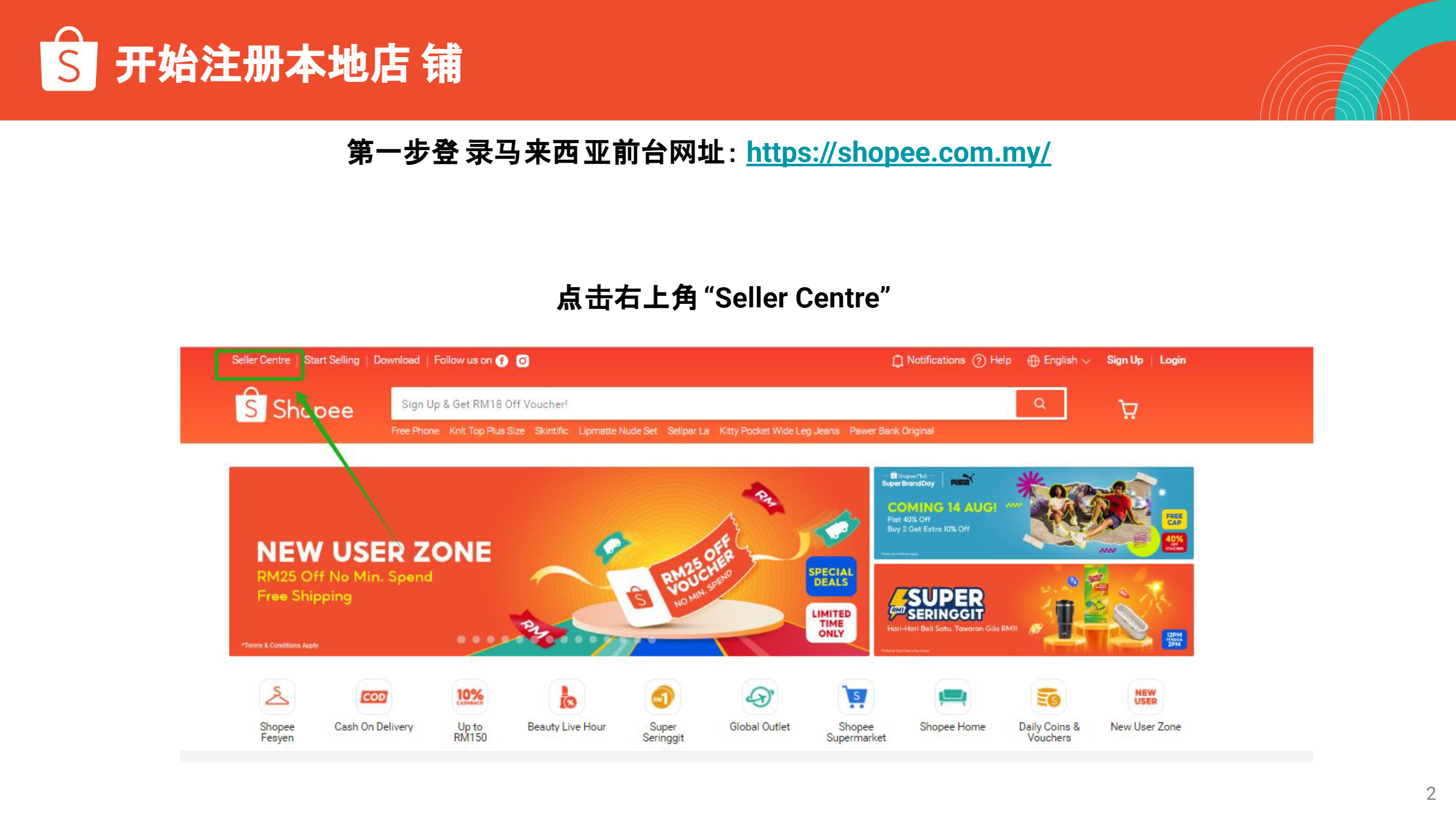 shopee马来本土店注册流程
