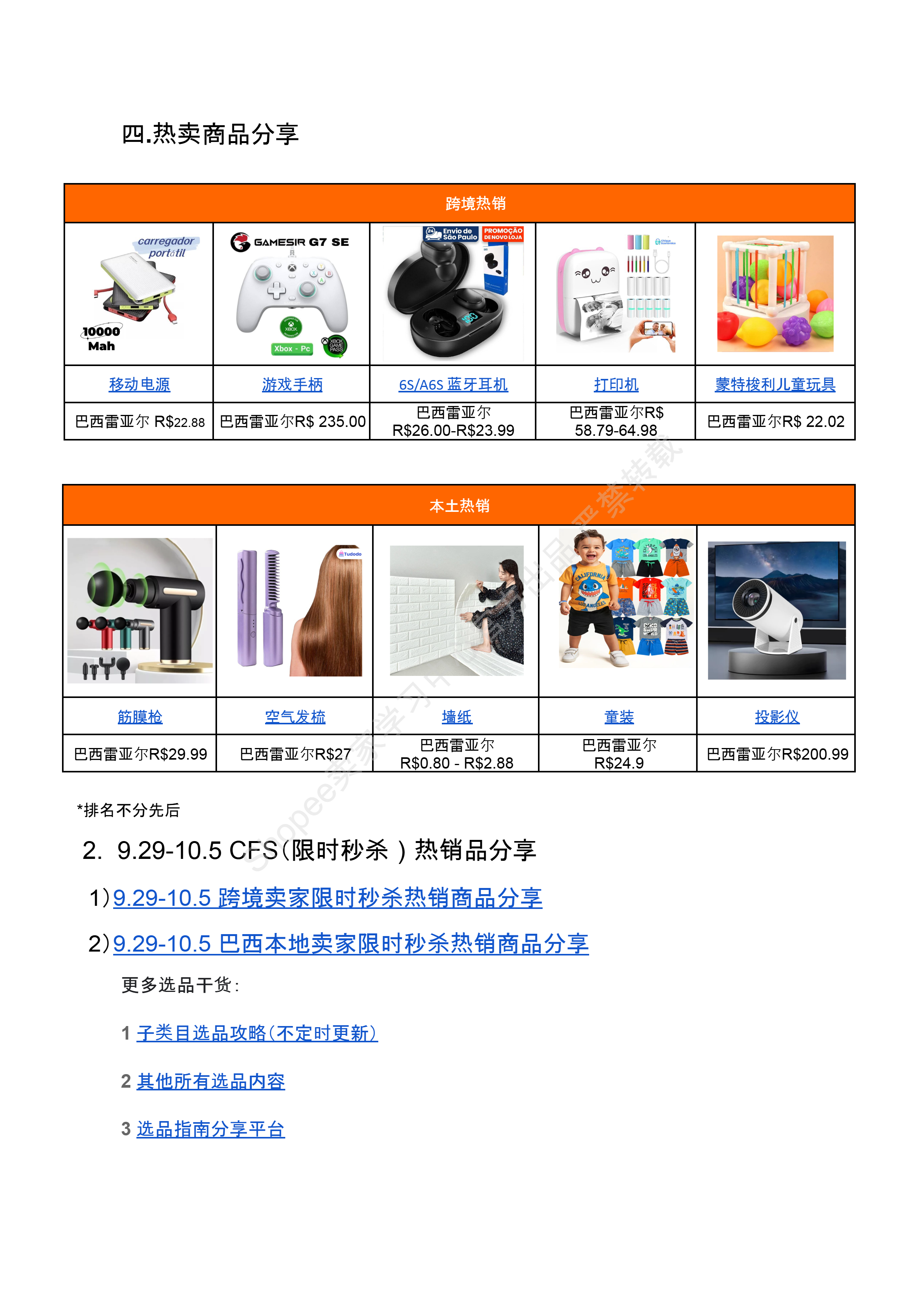 【Shopee市场周报】虾皮智利站2025年10月第1周市场周报 