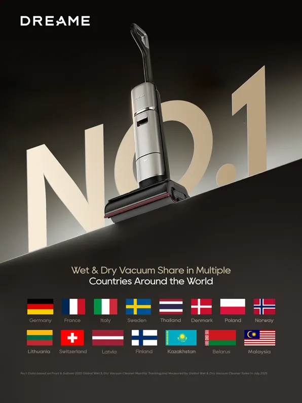 全球15大市场TOP1易主,国产洗地机吊打海外巨头!