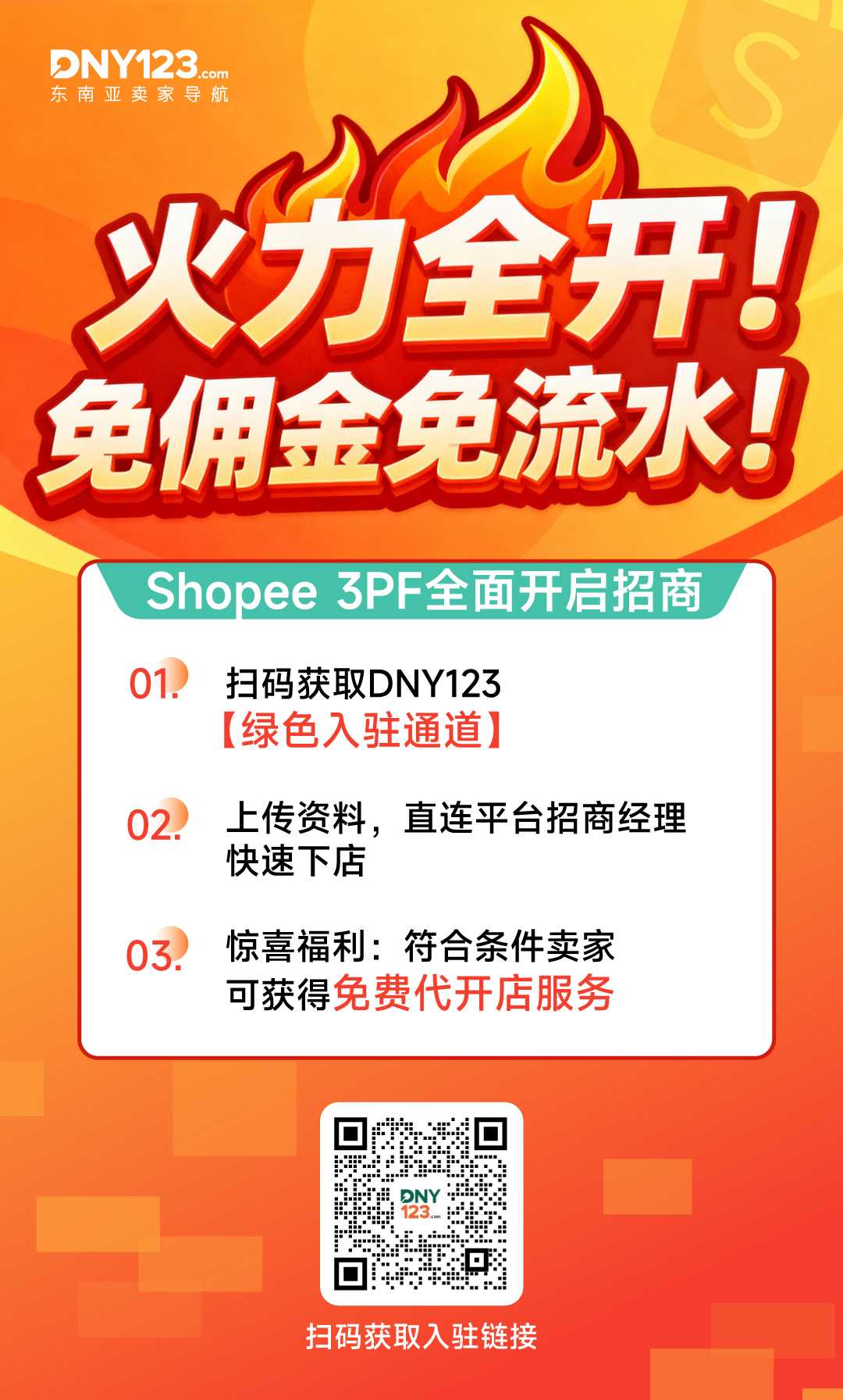 Shopee 3PF最新招商政策