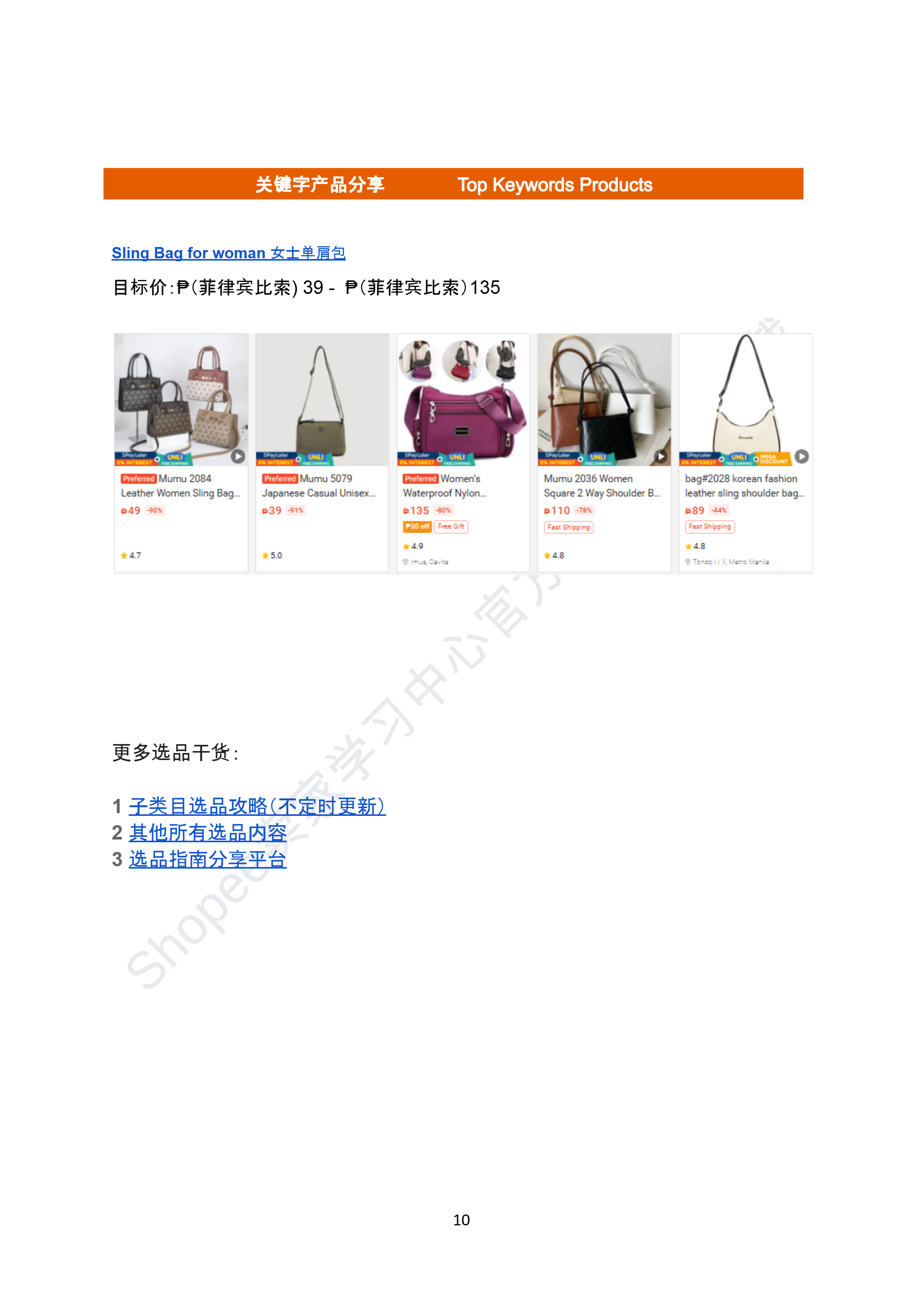 【Shopee市场周报】虾皮菲律宾站2026年1月第2周市场周报