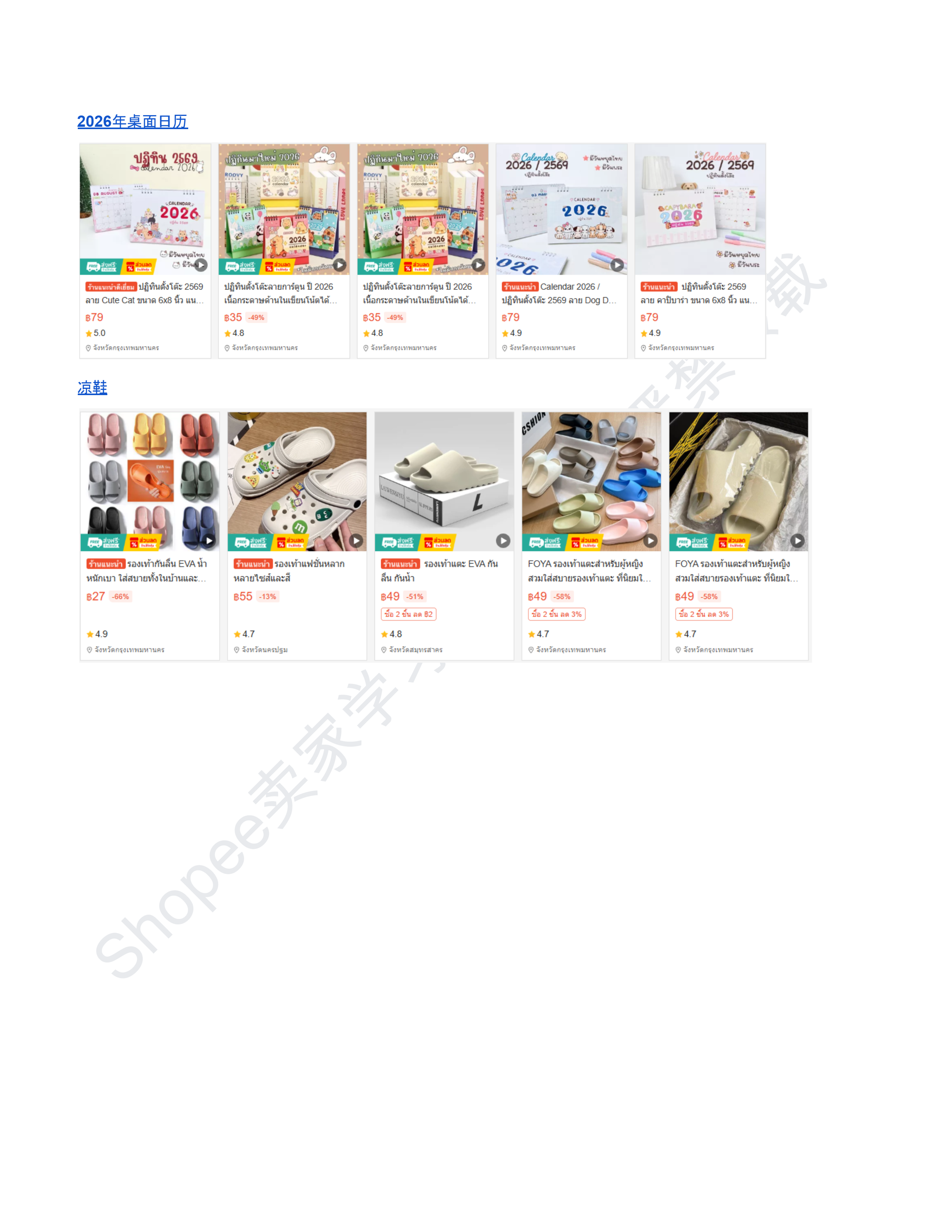 【Shopee市场周报】虾皮泰国站2026年1月第2周市场周报