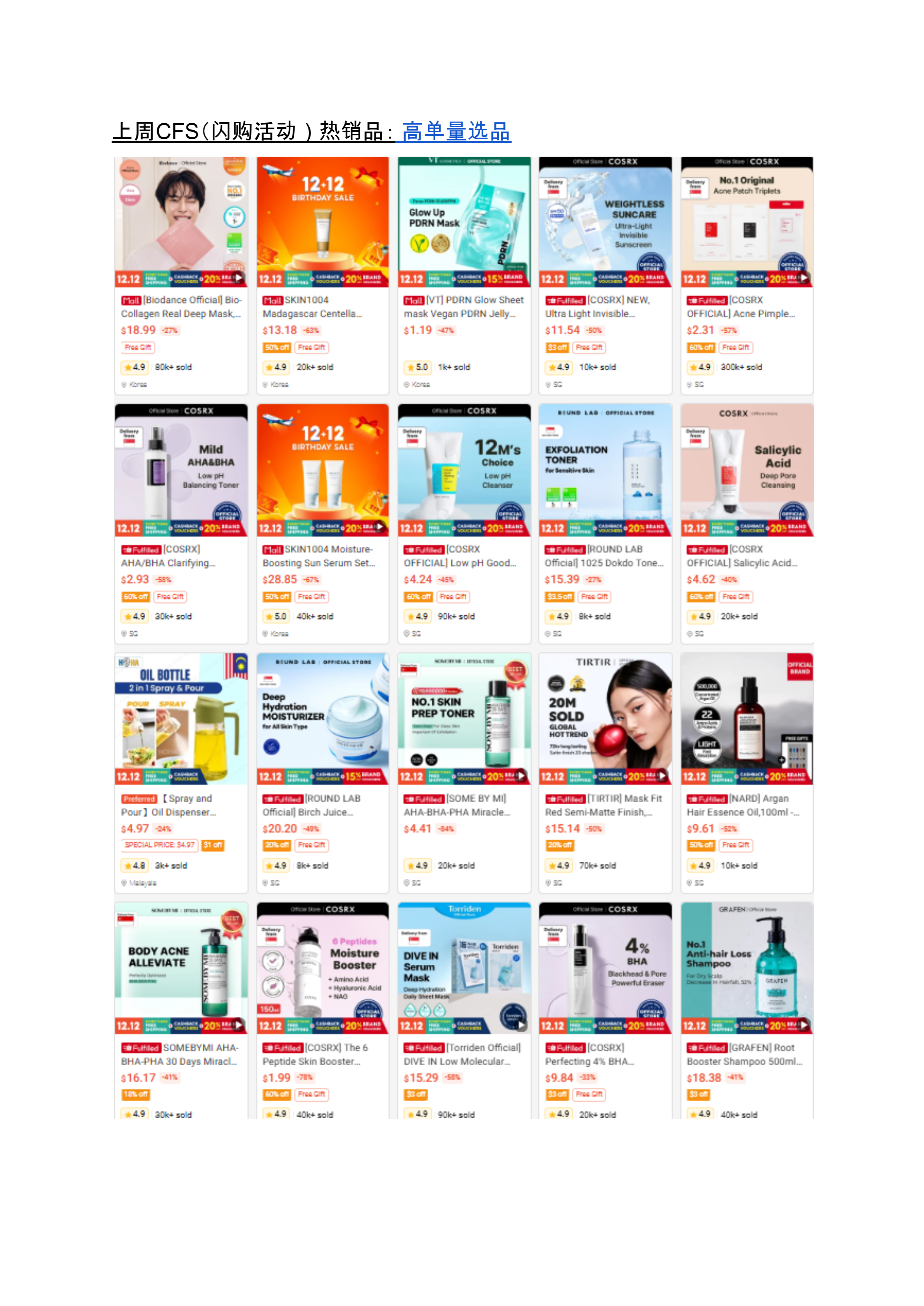 【Shopee市场周报】虾皮新加坡站2026年1月第2周市场周报