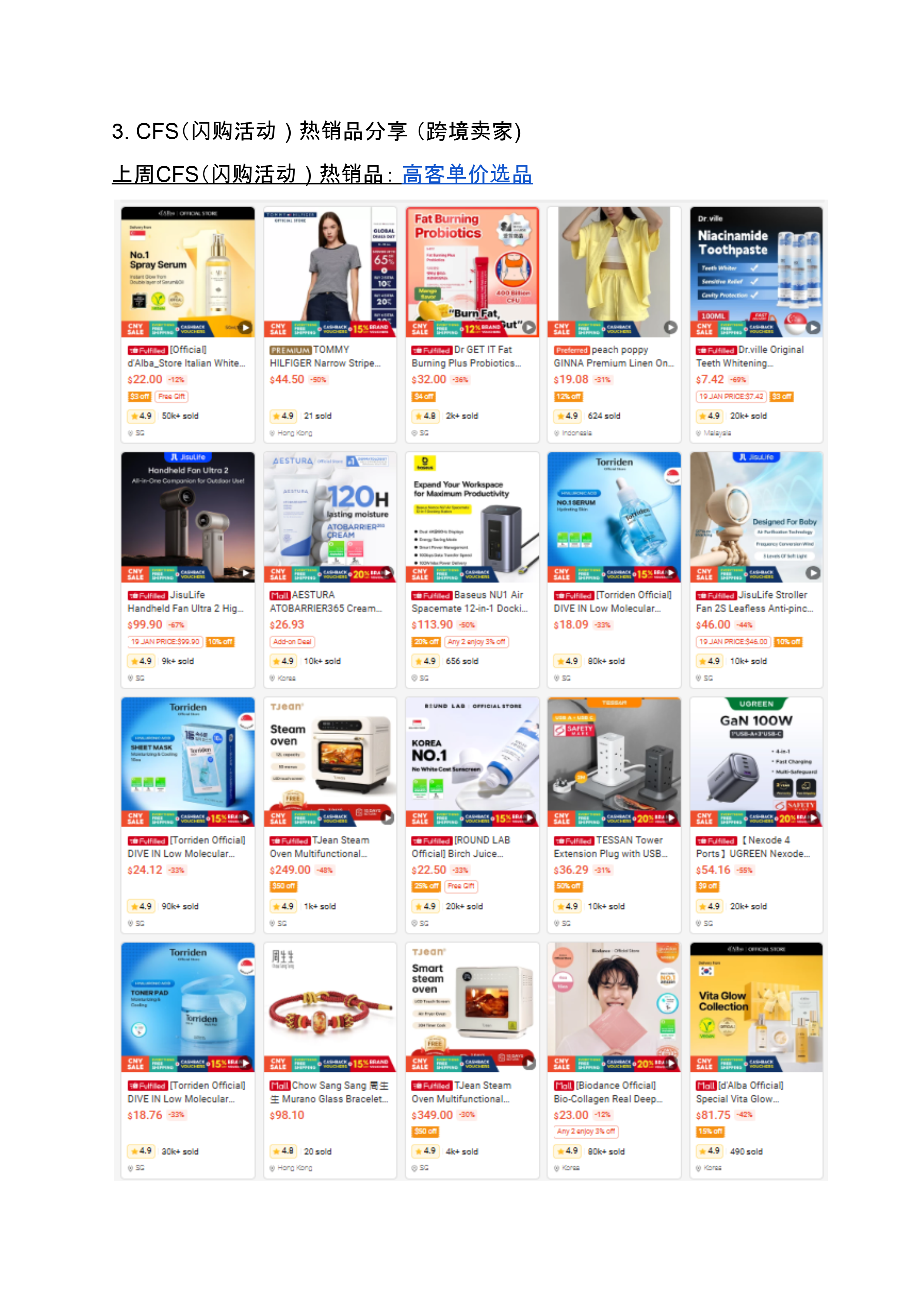 【Shopee市场周报】虾皮新加坡站2026年3月第2周市场周报