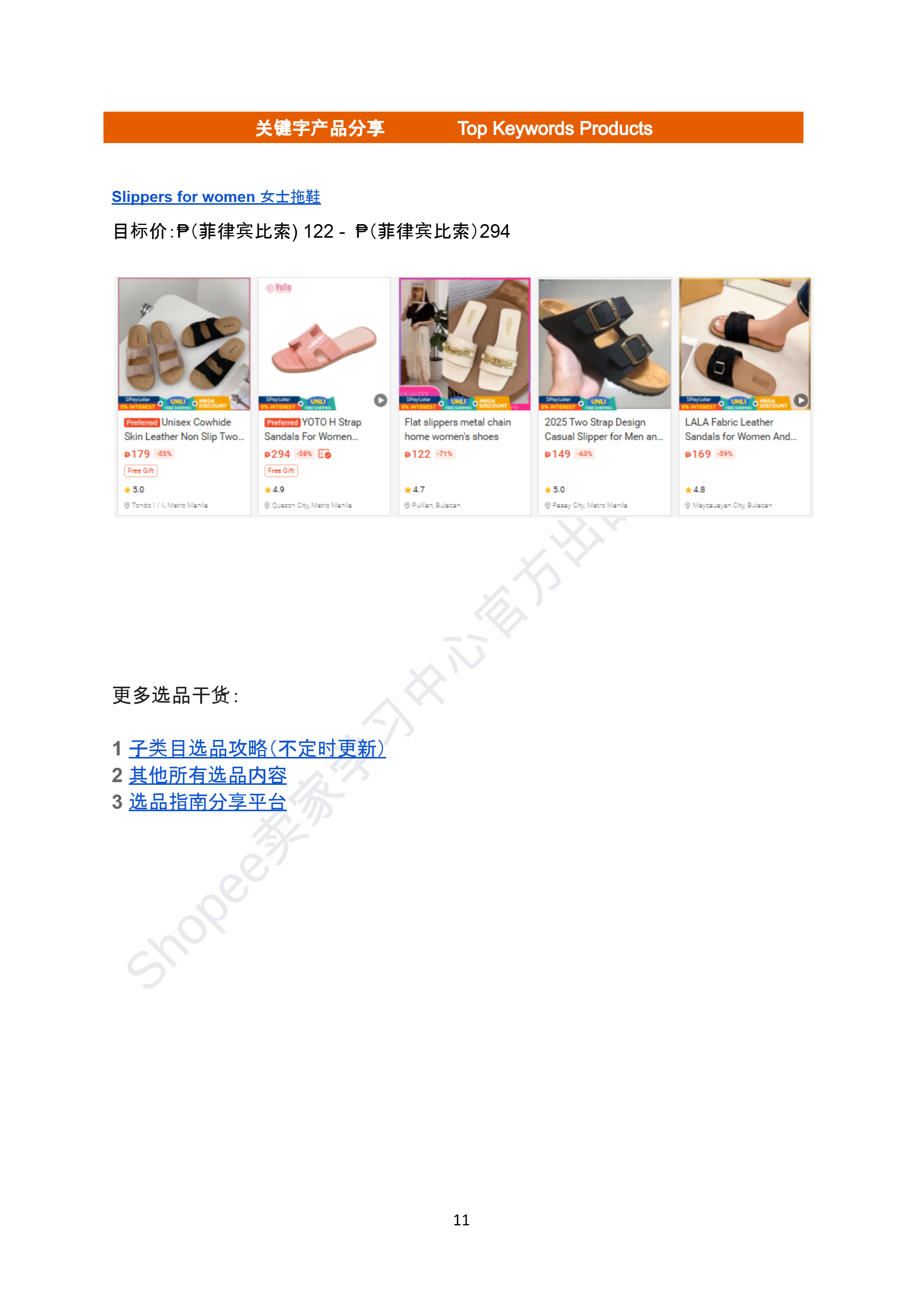 【Shopee市场周报】虾皮菲律宾站2026年4月第1周市场周报