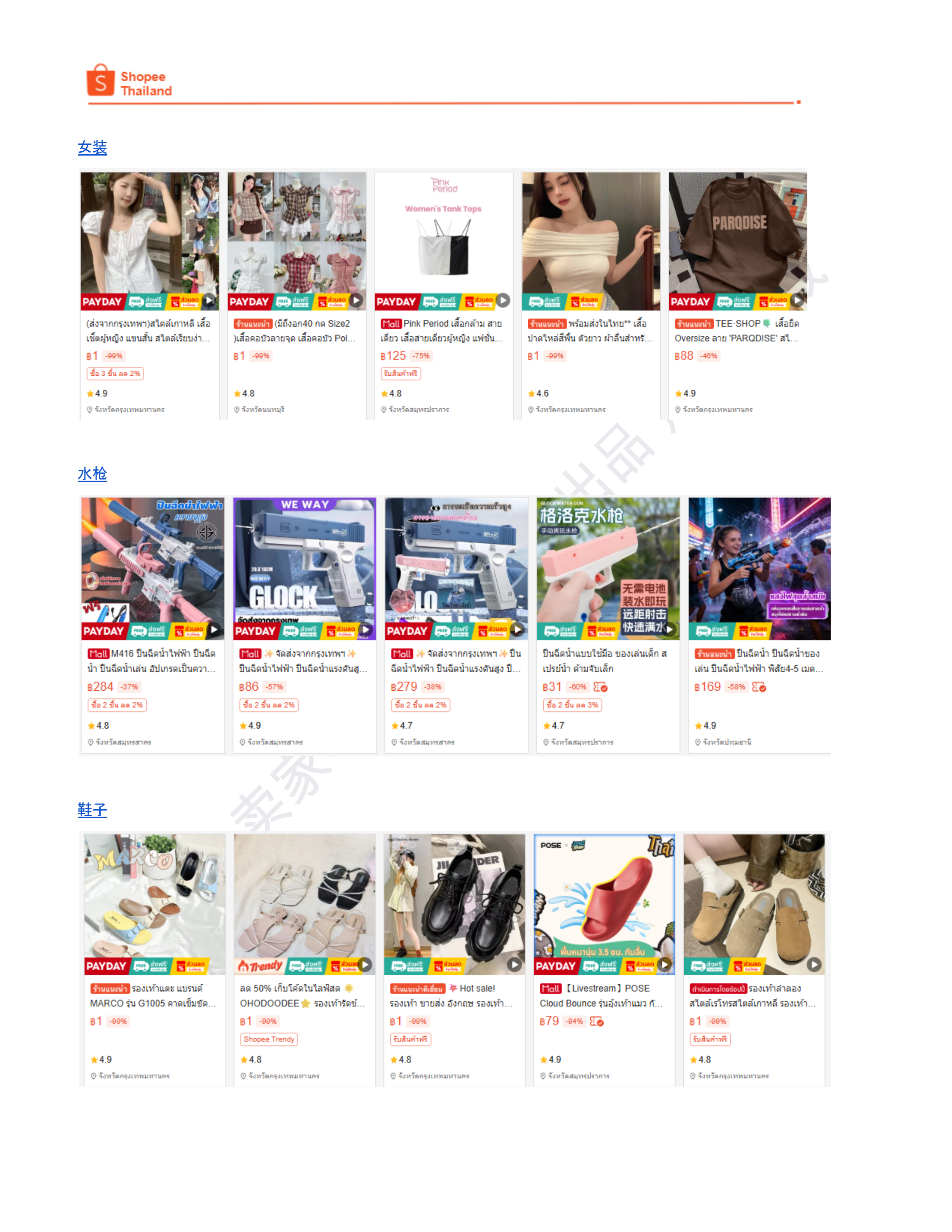 【Shopee市场周报】虾皮泰国站2026年4月第1周市场周报