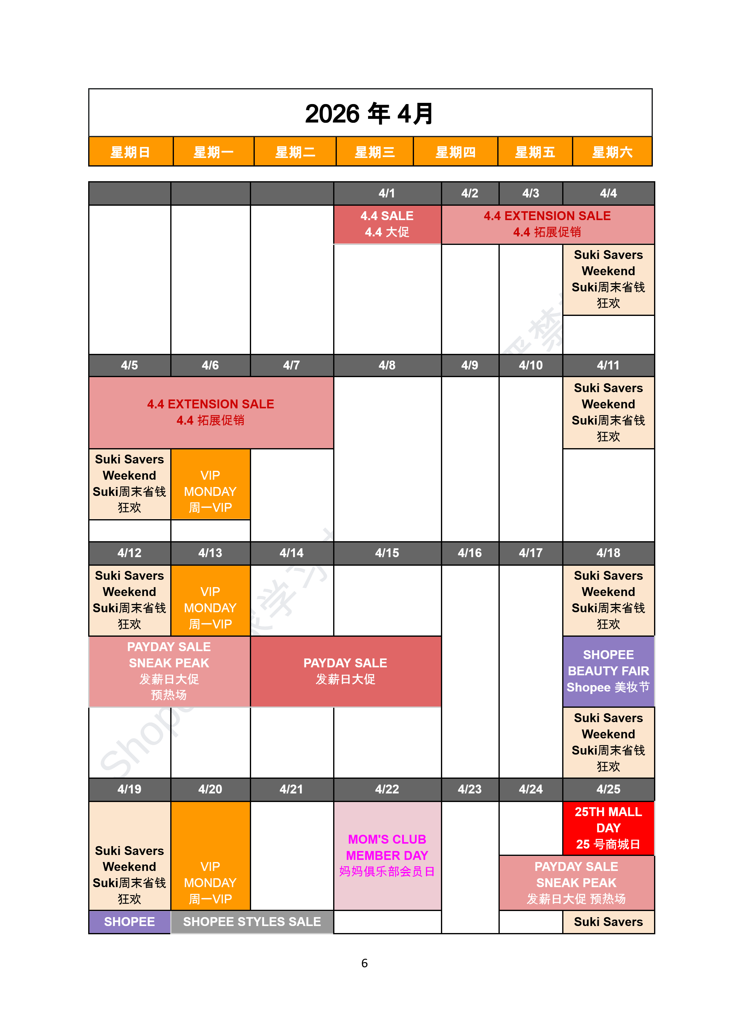 【Shopee市场周报】虾皮菲律宾站2026年4月第4周市场周报