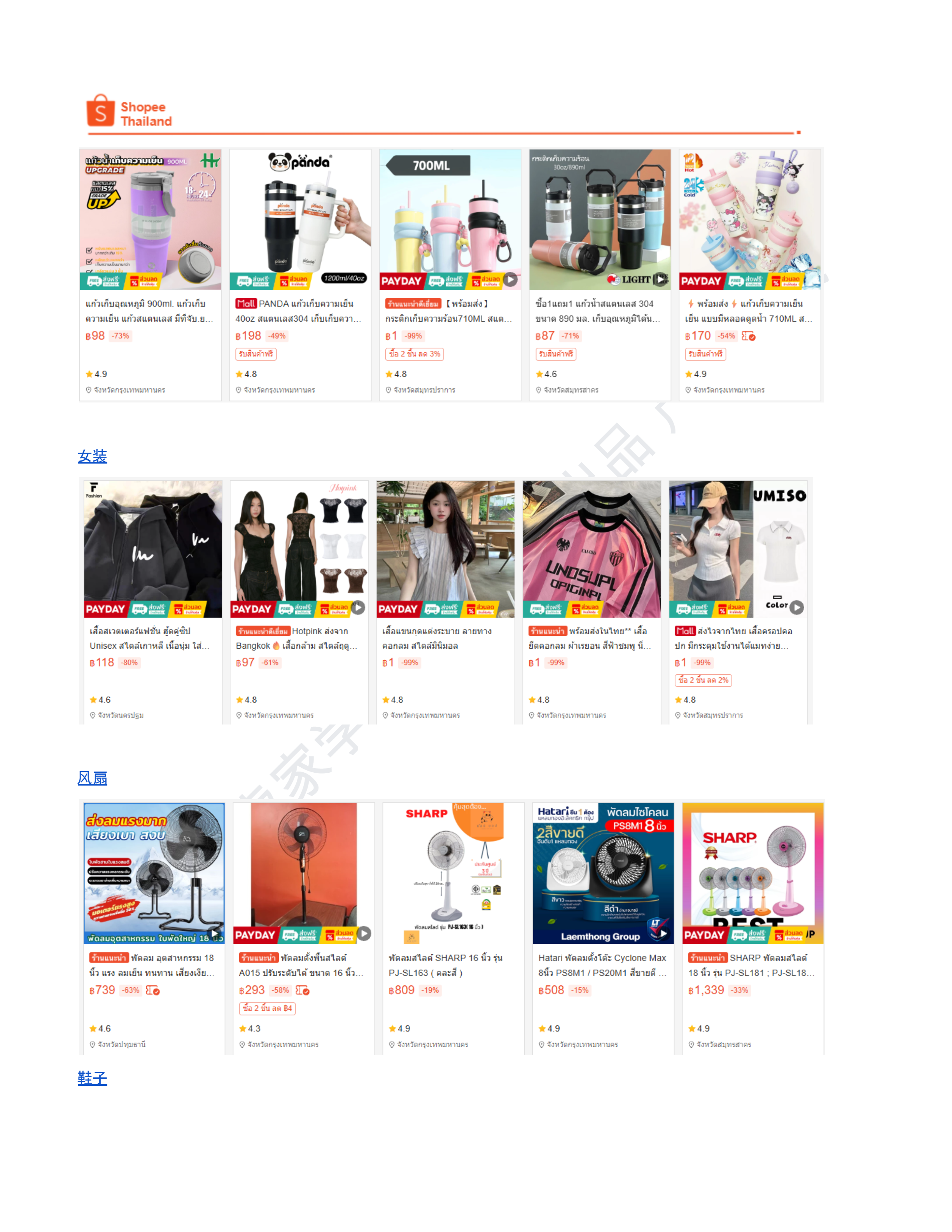 【Shopee市场周报】虾皮泰国站2026年4月第5周市场周报