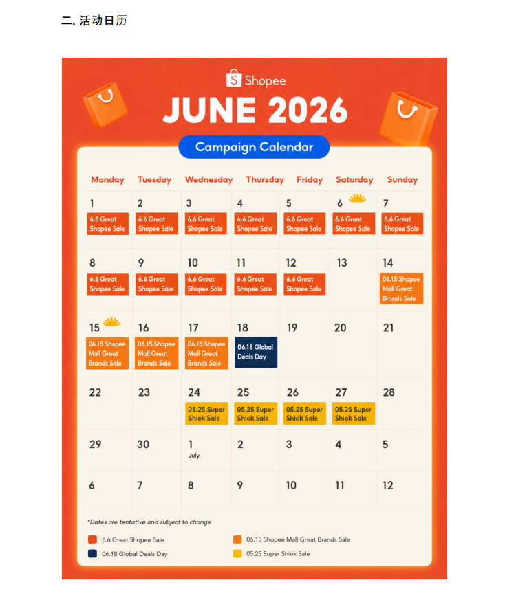 【2026年6月第4周】虾皮新加坡站:费率 / GST / 卖家标准政策、大促排期与品类选品热搜