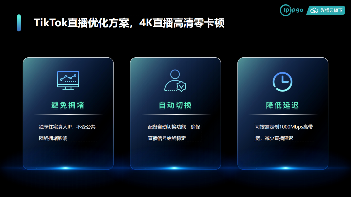 IPIPGO海外IP代理-企业级TK专线