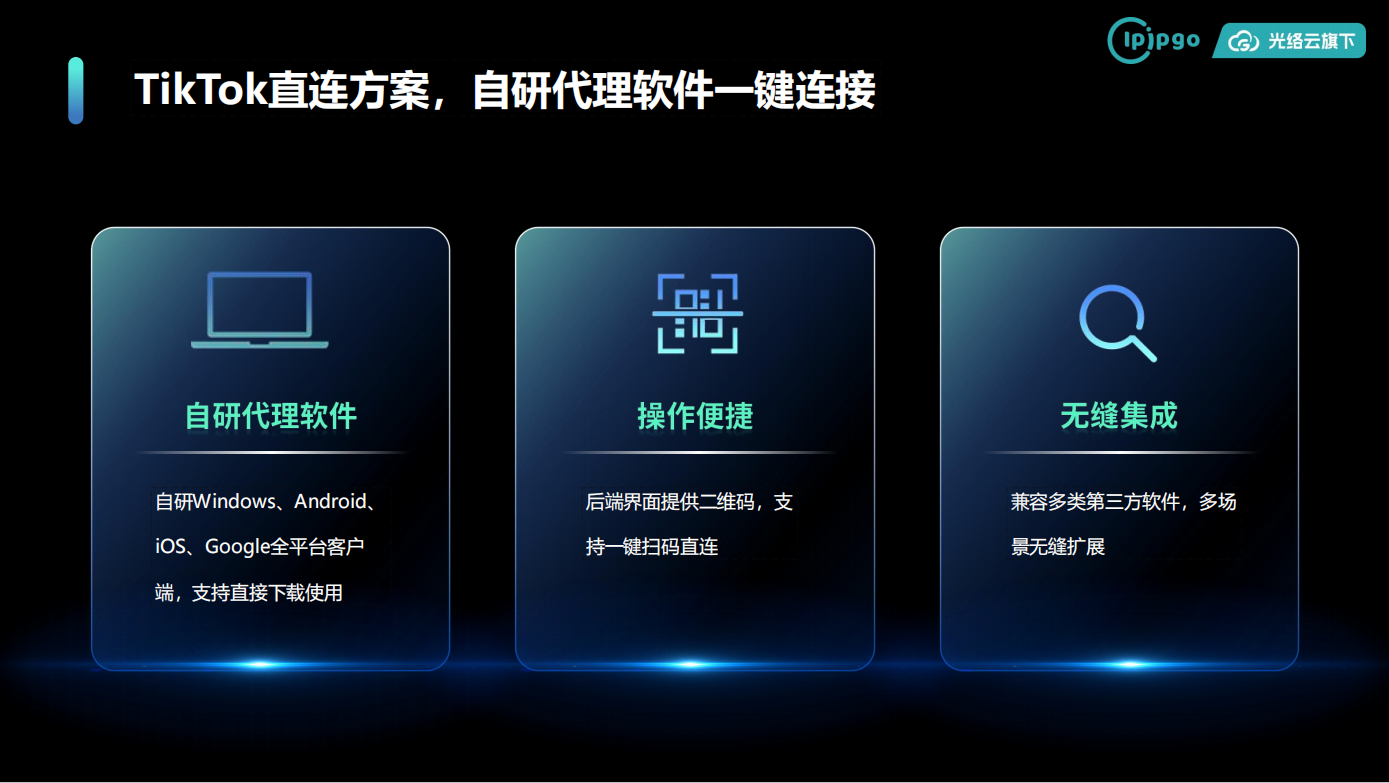 IPIPGO海外IP代理-企业级TK专线