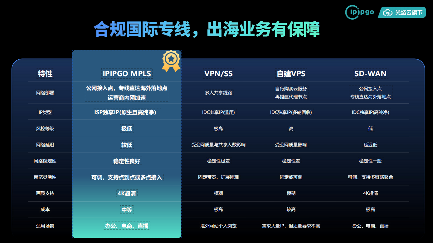 IPIPGO海外IP代理-企业级TK专线