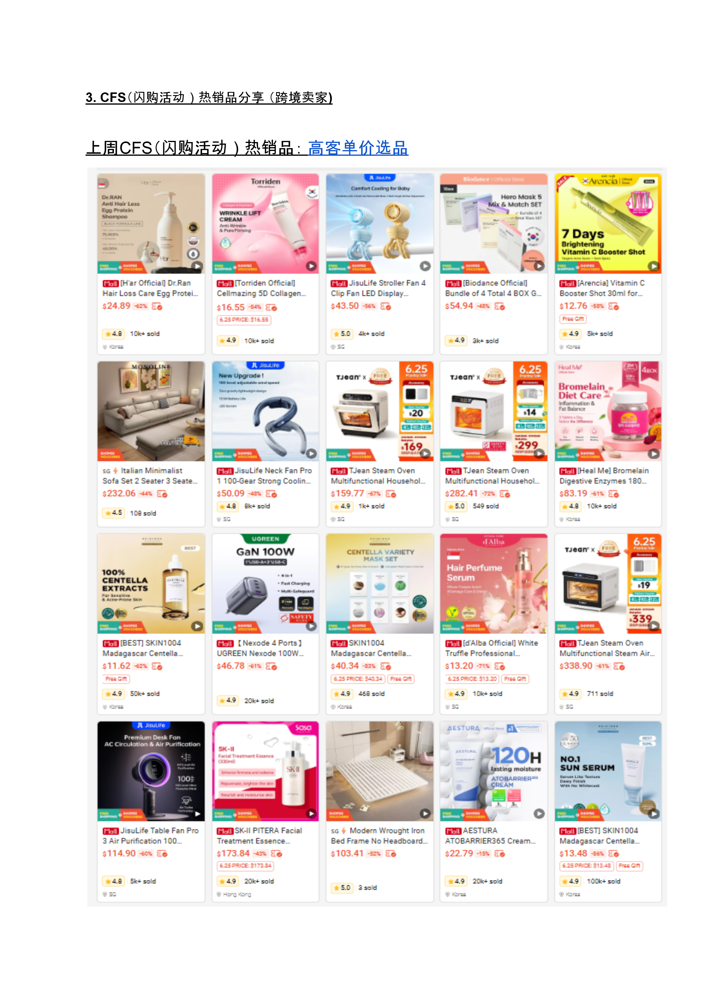 【Shopee市场周报】虾皮新加坡站2026年7月第2周市场周报