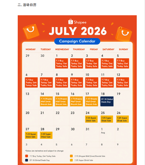 【2026年7月第2周】虾皮新加坡站:佣金上涨 + 发货率考核怎么办?官方政策解读与大促选品指南