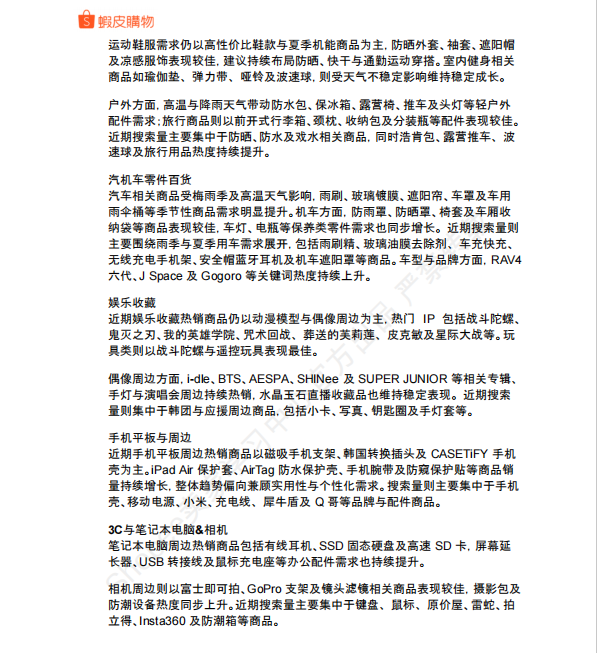 【2026年7月第3周】虾皮台湾站:Shopee 台湾站预售政策调整怎么收费?夏季选品趋势与全月活动排期指南