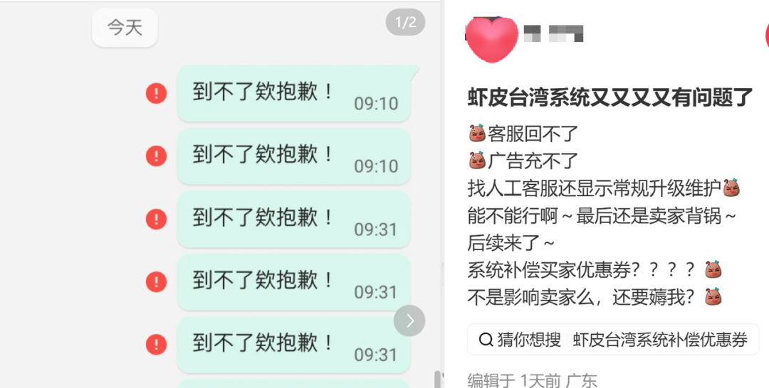Shopee系统故障的几小时里,卖家在另一平台爆单了