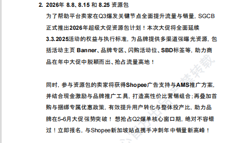 【2026年7月第4周】虾皮新加坡站:Shopee 新加坡站佣金费率上调至 16%?海外仓费用与发货考核新规全解读