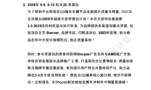 【2026年9月第1周】虾皮新加坡站:海外仓佣金税费上涨如何控本?Shopee 新加坡站热搜关键词 CFS 闪购周报指南