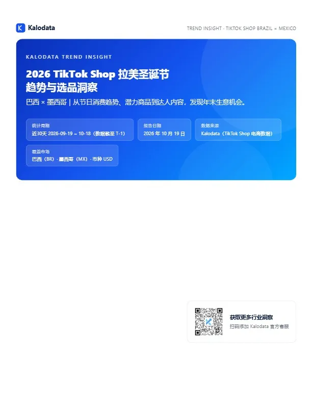2026 TikTok Shop拉美圣诞节趋势与选品洞察