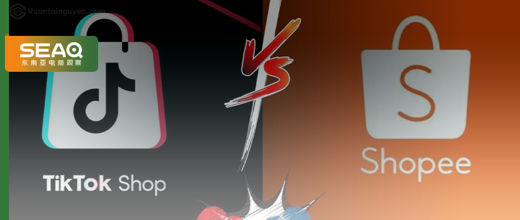 东南亚激烈拉锯!TikTok Shop试图攻入Shopee“铁闸门”?