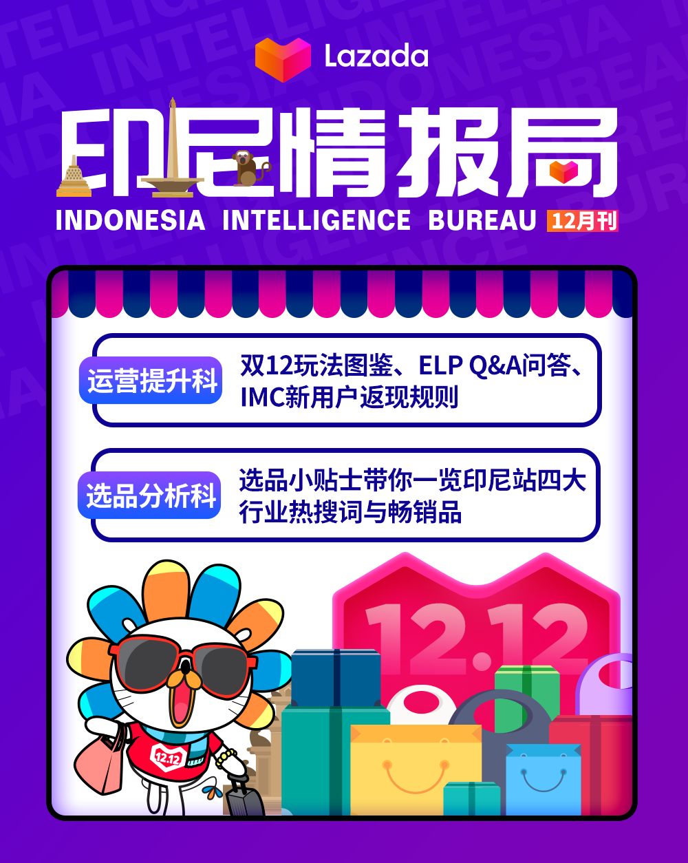 印尼情报局丨双12玩法节奏曝光，ELP、IMC知识点全解，提前看爆品预测清单