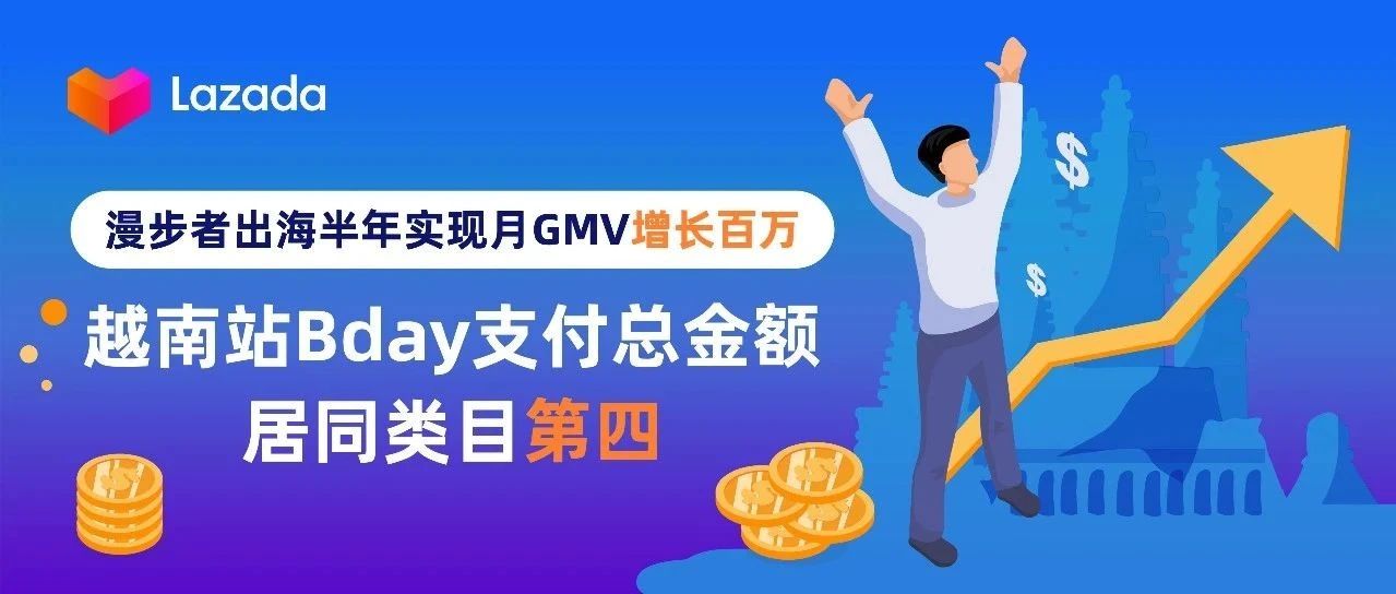 漫步者出海半年实现月GMV增长百万，越南站Bday支付总金额居同类目第四