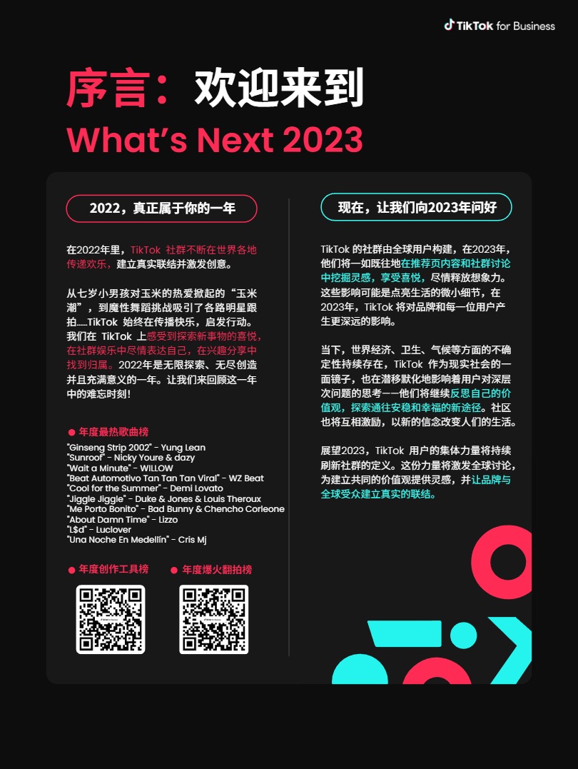 【TikTok】TikTok2023年全球流行趋势报告 