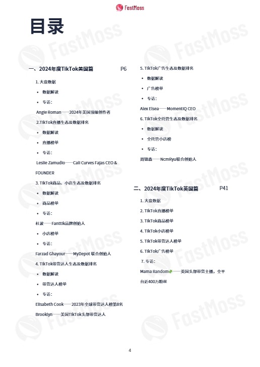 2024年度TikTok生态发展白皮书-FastMoss-202501 