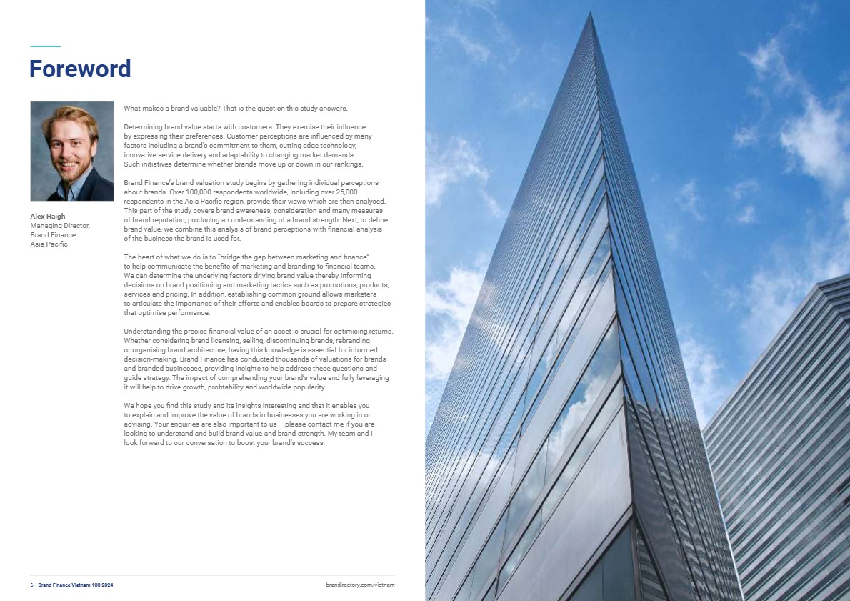 【Brand Finance】2024年越南品牌100强报告 