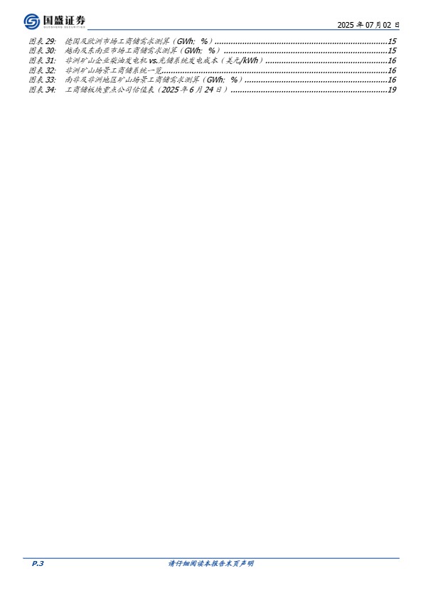 【国盛证券】电力设备行业深度：从电价逻辑探讨海外工商储需求空间–欧洲、东南亚和非洲市场【发现报告 fxbaogao.com】 