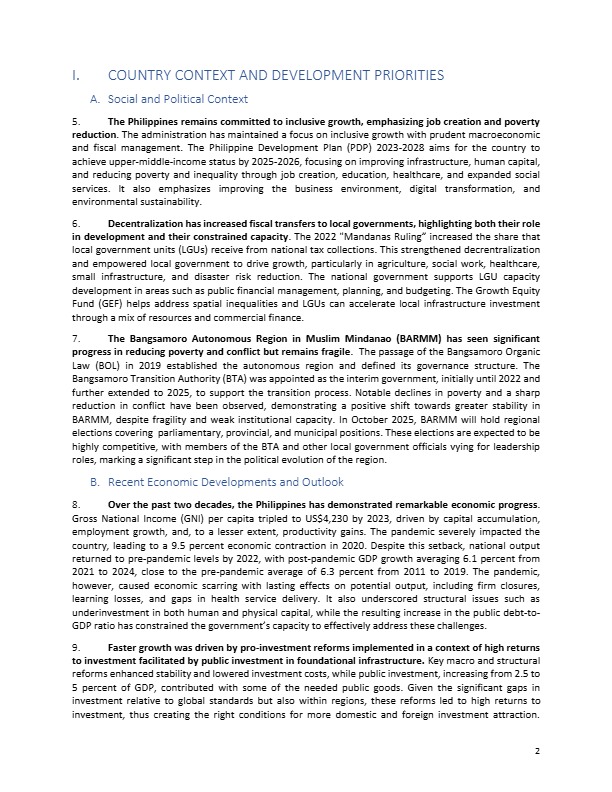 英文【世界银行】20252031财年菲律宾国家伙伴关系框架2025【发现报告 fxbaogao.com】 