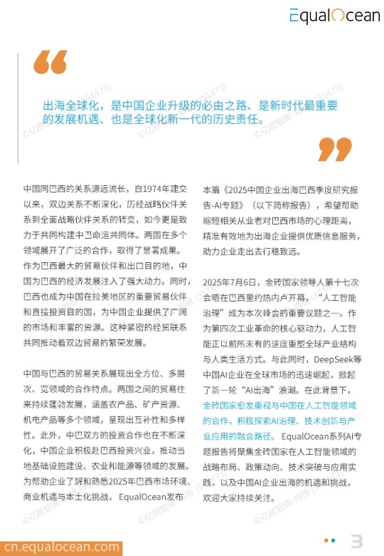 【亿欧智库】出海国别季报-巴西2025Q2-AI专题【发现报告 fxbaogao.com】 