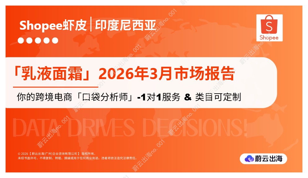 蔚云科技_印度尼西亚_Shopee虾皮_2026年_乳液面霜_3月市场动态报告_蔚云出海_【发现报告 fxbaogao.com】 