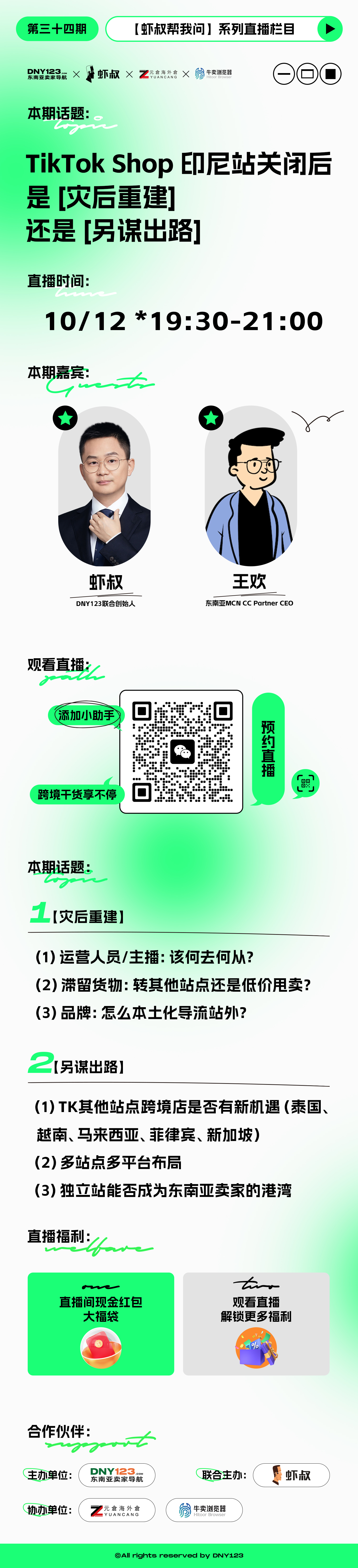 【虾叔帮我问】第34期——TikTok Shop 印尼站关闭后是【灾后重建】还是【另谋出路】